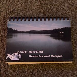 Lake Return Memories and Recipes vintage book inscribed by Yvonne Phillips Smith